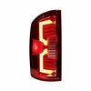 Winjet Led Tail Lights - Chrome/Red CTWJ-0707-CR-SQ